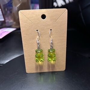 B2G2 Green Gummy Bear Earrings